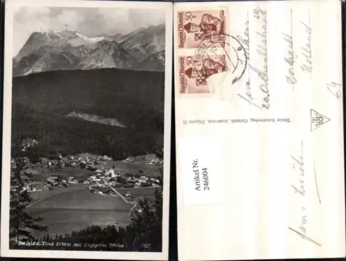 246004,Seefeld in Tirol Totale m. Zugspitze