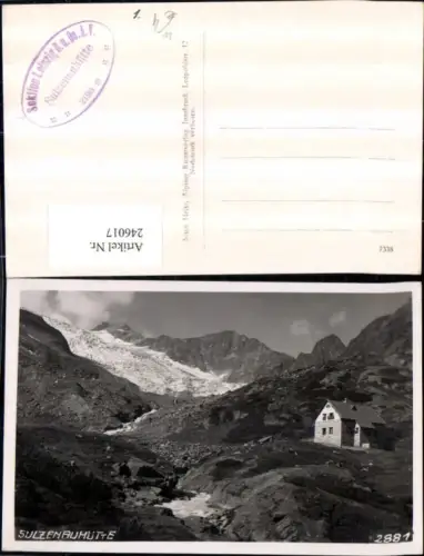 246017,Sulzenauhütte Berghütte Bergkulisse b. Neustift im Stubaital