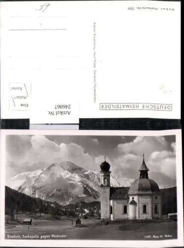 246067,Seefeld in Tirol Seekapelle geg. Hocheder