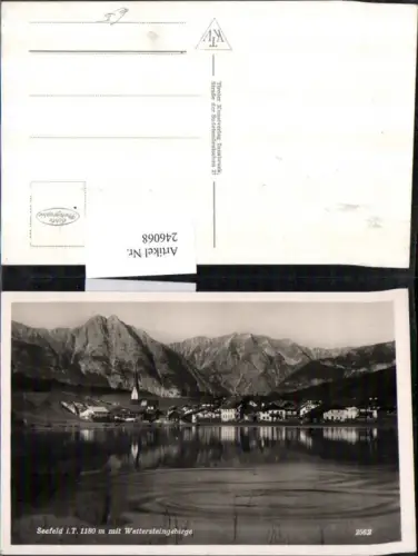 246068,Seefeld in Tirol Totale m. Wettersteingebirge