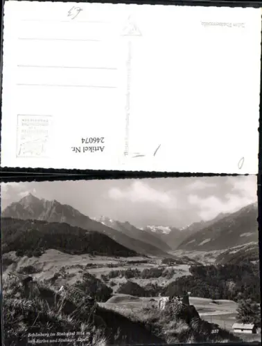 246074,Schönberg im Stubaital m. Serles u. Stubaier Alpen