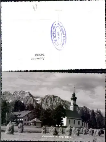 246084,Judenstein in Tirol Kirche Feld Ernte