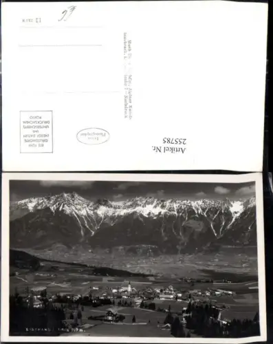 255785,Sistrans in Tirol Totale Bergkulisse