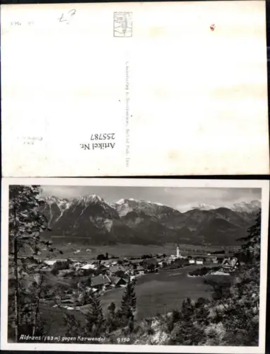255787,Aldrans Totale geg. Karwendel Bergkulisse