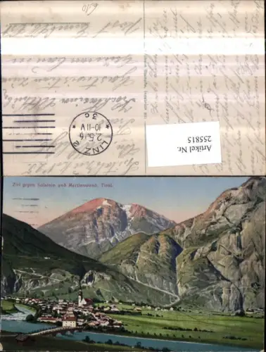 255815,Zirl Totale geg. Solstein u. Martinswand Bergkulisse