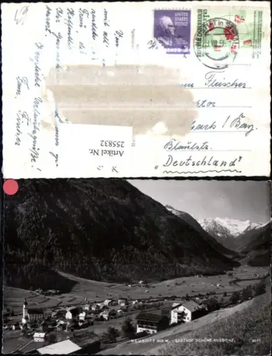 255832,Neustift im Stubaital Totale m. Gasthof Schöne Aussicht