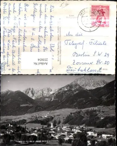 255834,Mieders Totale Blick geg. Kalkkögel Bergkulisse
