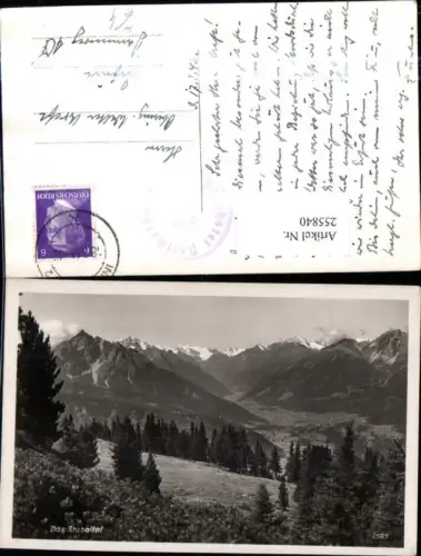 255840,Das Stubaital Bergkulisse b. Neustift