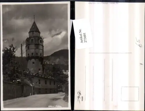 273601,Hall in Tirol Münzturm Turm Straßenansicht