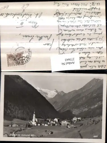 273643,Neustift im Stubaital Totale Bergkulisse
