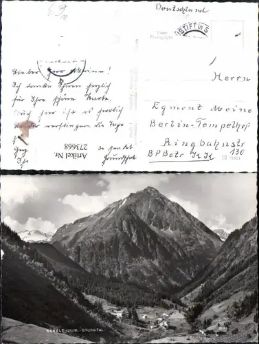 273668,Ranalt im Stubaital b. Neustift Bergkulisse