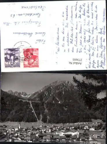 273693,Fulpmes im Stubai Totale Berglift nach Frohneben Bergkulisse