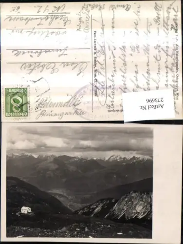 273696,Naturfreundehaus Berghütte am Padasterjoch Bergkulisse b. Trins