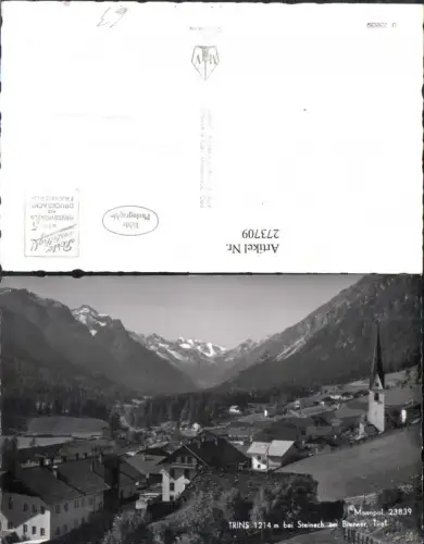 273709,Trins Totale b. Steinach am Brenner Bergkulisse