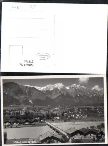 273710,Bad Hall in Tirol Totale Brücke Bergkulisse