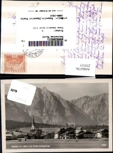 273717,Seefeld in Tirol Teilansicht m.Wettersteingebirge Bergkulisse