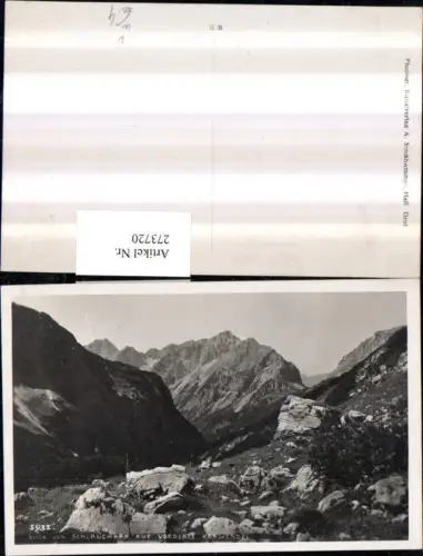 273720,Blick von Schlauchkar auf Vorderes Karwendel Bergkulisse b. Scharnitz pub A. Stockhammer 5932