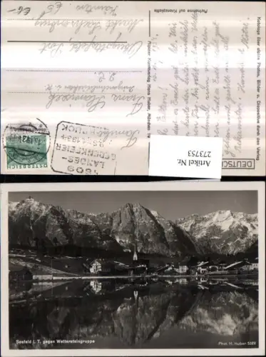273753,Seefeld in Tirol Totale geg. Wettersteingruppe Bergkulisse