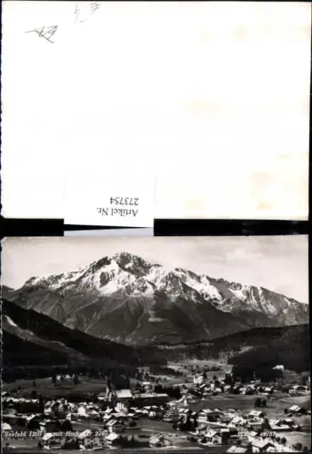 273754,Seefeld in Tirol Totale m. Hocheder Bergkulisse