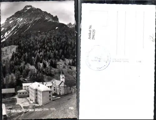 294125,Maria Waldrast Kirche m. Serles Bergkulisse