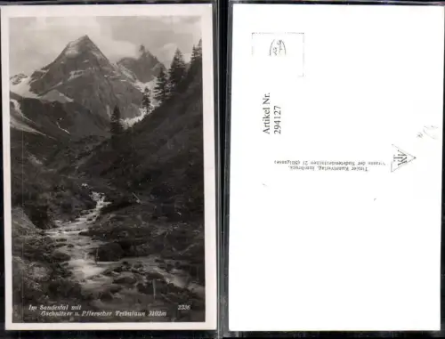294127,Im Sandestal m. Gschnitzer u. Pflerscher Tribulaun Bergkulisse b. Gschnitz