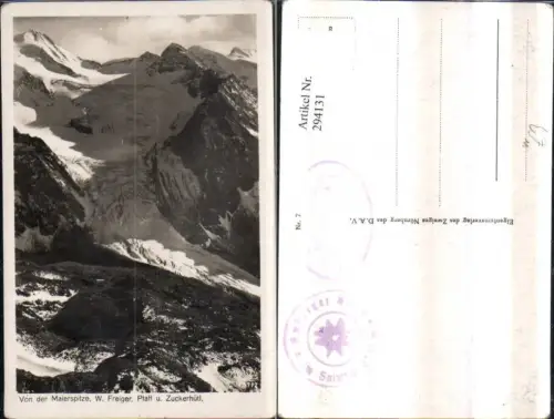 294131,Von der Maierspitze Freiger Pfaff u. Zuckerhütl Bergkulisse b. Neustift