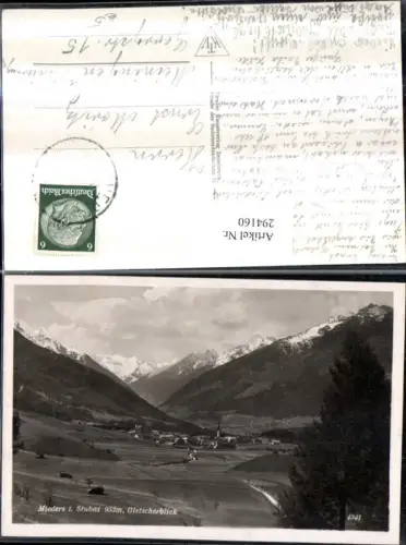 294160,Mieders im Stubai Totale Gletscherblick Bergkulisse