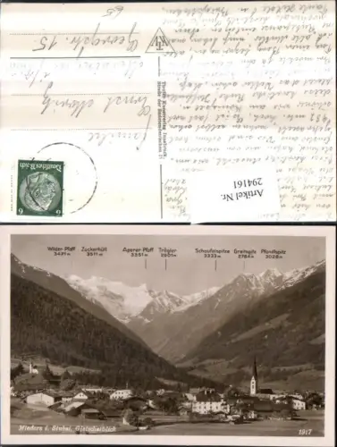294161,Mieders im Stubai Totale Gletscherblick Bergkulisse