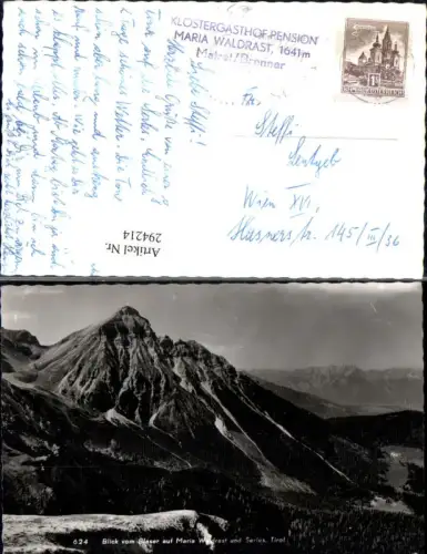 294214,Blick vom Blaser auf Maria Waldrast u. Serles Bergkulisse