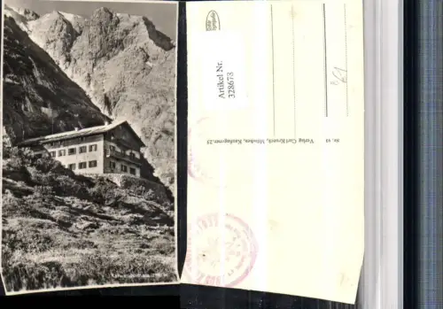 328678,Karwendel-Haus Berghütte b. Scharnitz Bergkulisse