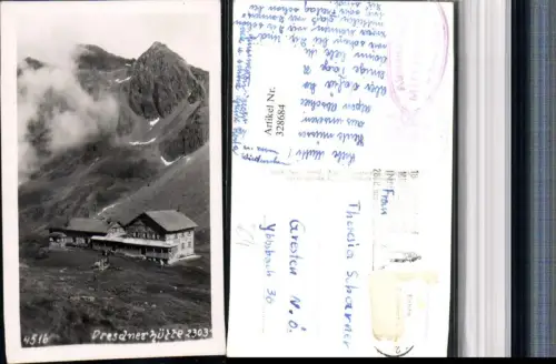 328684,Dresdnerhütte Berghütte b. Neustift im Stubaital Bergkulisse