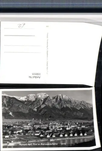 330535,Hall i. Tirol Totale m. Karwendelkette Bergkulisse