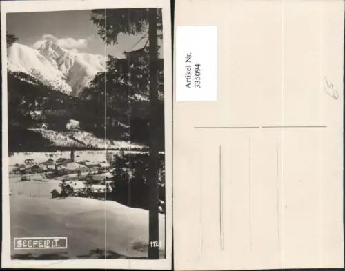 335094,Seefeld in Tirol Totale Bergkulisse Winterbild