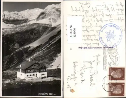 335096,Pfeishütte Berghütte b. Innsbruck Bergkulisse