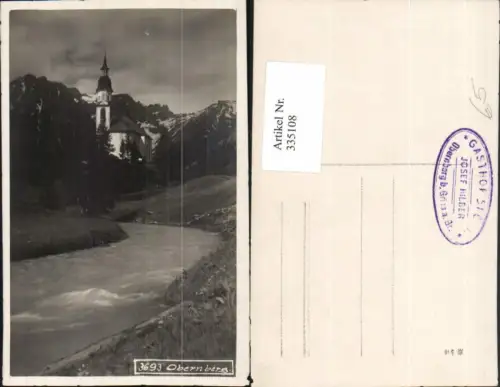 335108,Obernberg b. Gries am Brenner Kirche Bergkulisse
