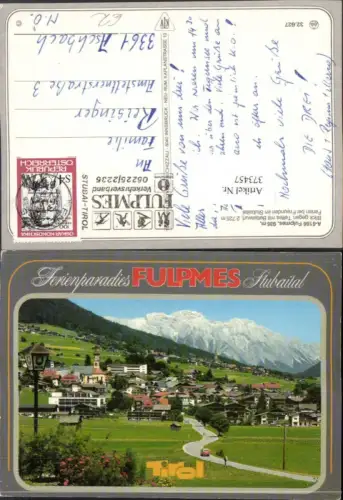 373457,Fulmpes im Stubaital Totale Bergkulisse