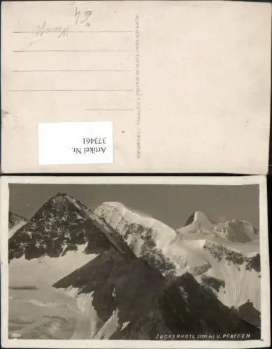 373461,Zuckerhütl u. Pfaffen b. Neustift im Stubaital Bergkulisse