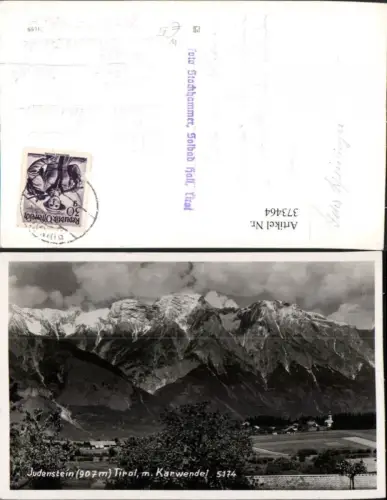 373464,Judenstein in Tirol Teilansicht m. Karwendel Bergkulisse