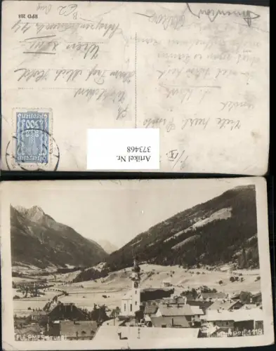 373468,Fulpmes im Stubaital Teilansicht Bergkulisse
