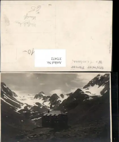 373472,Westfalenhaus Berghütte b. St. Sigmund im Sellrain Bergkulisse