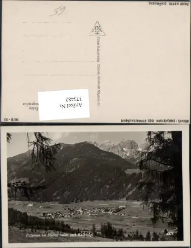 373482,Fulpmes im Stubai Totale m. Kalkkögel Bergkulisse