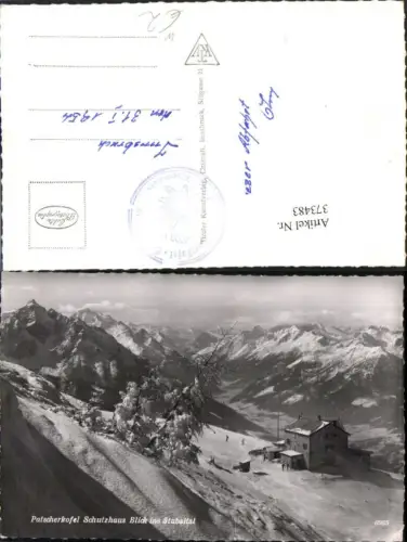 373483,Patscherkofel-Schutzhaus Berghütte b. Patsch Bergkulisse Winterbild