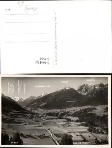 373503,Blick ins Stubaital b. Neustift Mieders Bergkulisse
