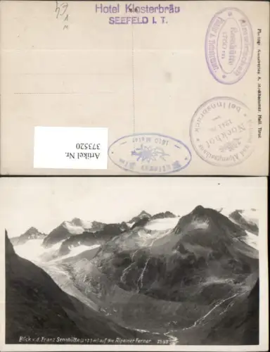 373520,Blick von d. Franz Sennhütte b. Neustift auf Alpeiner Ferner pub A. Stockhammer 7593