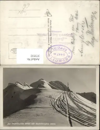 373532,Seefelderjöchl b. Seefeld m. Seefelderspitze Bergkulisse