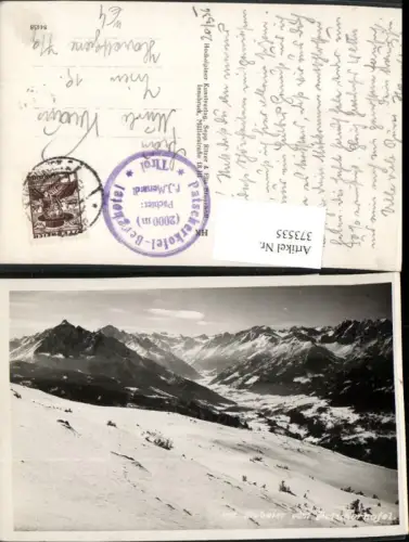 373535,Stubaier vom Patscherkofel b. Lans Bergkulisse Winterbild
