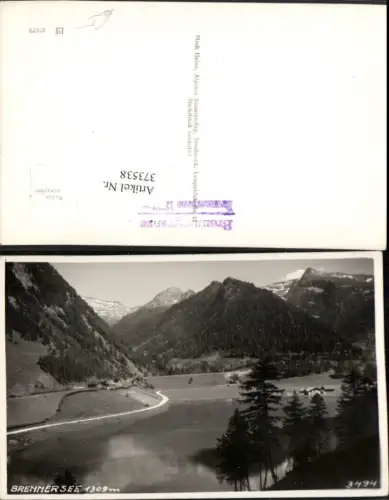 373538,Brennersee See b. Gries am Brenner Bergkulisse
