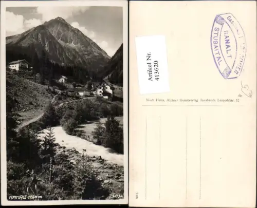 413620,Ranalt b. Neustift im Stubaital Bergkulisse