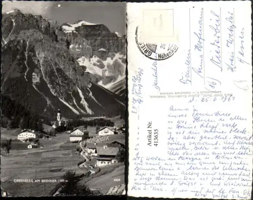 413635,Obernberg am Brenner Totale Bergkulisse