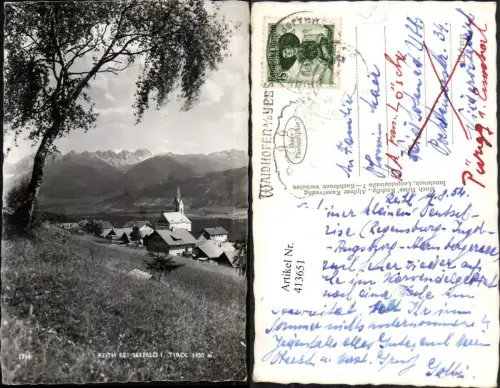 413651,Reith b. Seefeld in Tirol Totale Bergkulisse